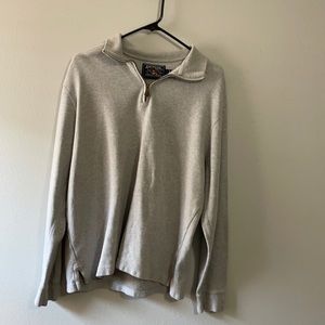 American living grey 1/4 zip